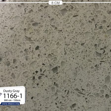 کوارتز برداستون 1-1166- dusty gray - طوسی پودری