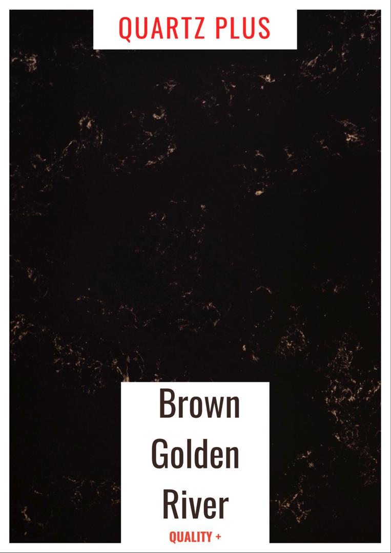کوارتز پلاس brown golden river