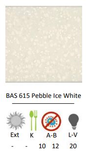 کورین باس 615 pebble ice white